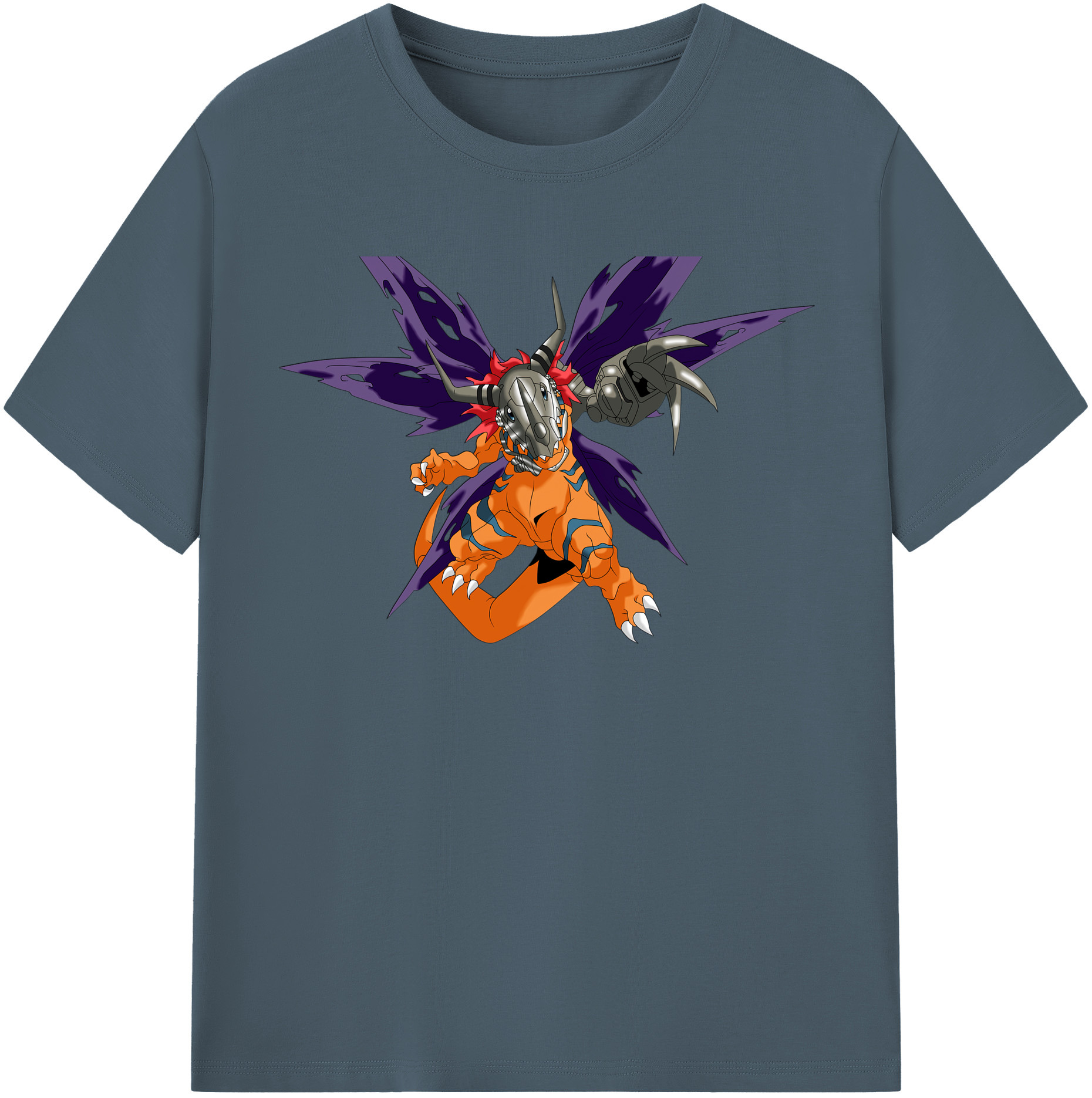 （画像用） Digimon デジタルモンスター/デジモン 綿100％半袖Tシャツ（フロントプリント）